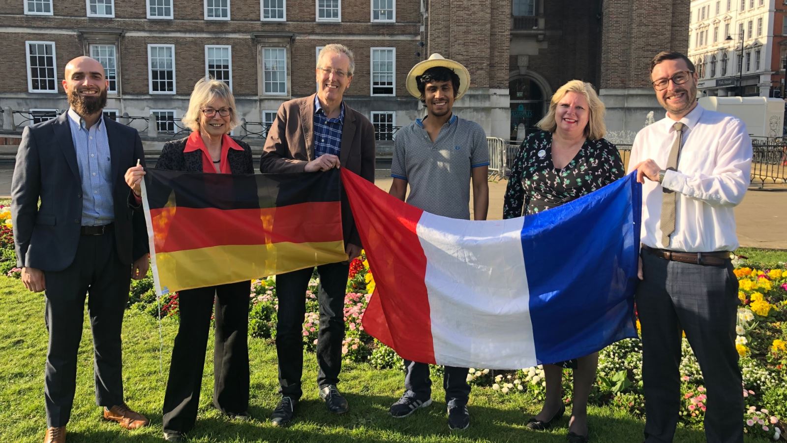 Members of BBP and BHC at College Green, Bristol